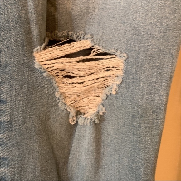 Wrangler High Rise True Straight Cropped Denim Blue Jeans Plus Size 18/34 NWT - Picture 4 of 14